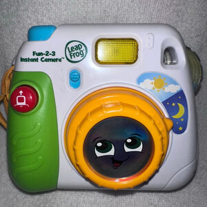EUC Leapfrog Fun-2-3 Instant Camera Toy Age 12M+ Interactive Tested/Works